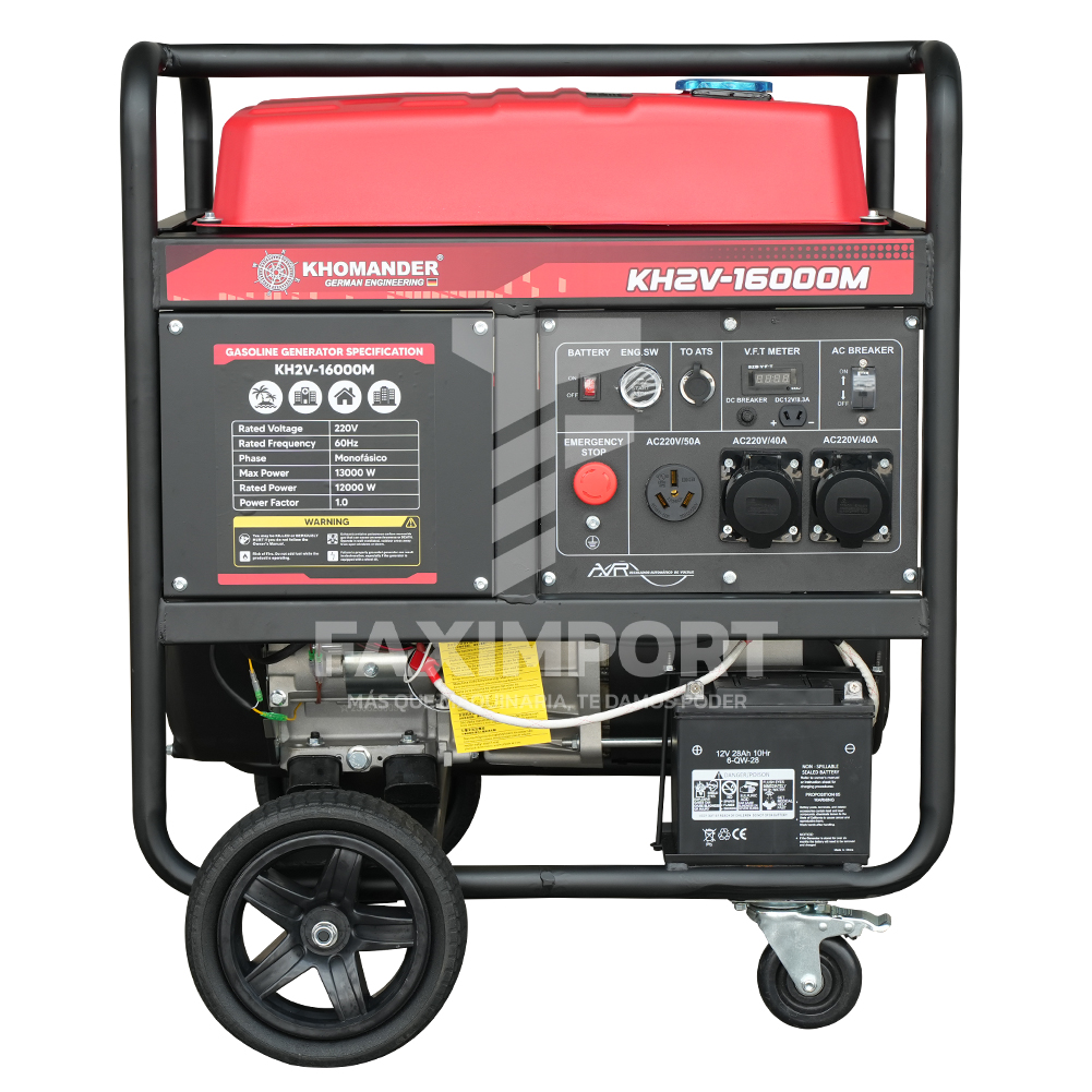 generador gasolinero 13000w monofásico 220v kh2v 16000m generador gasolinero 13000w monofásico 220v kh2v 16000m
